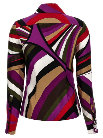 Shop Emilio Pucci Vivara Shirt, Blouse Multicolor
