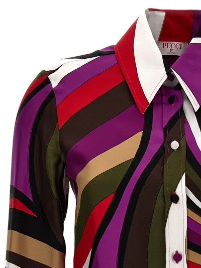 Shop Emilio Pucci Vivara Shirt, Blouse Multicolor