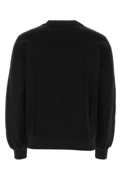 Shop Dolce & Gabbana Man Black Cotton Sweatshirt