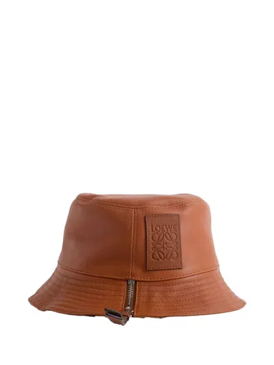 Shop Loewe Women Fisherman Hat In Brown