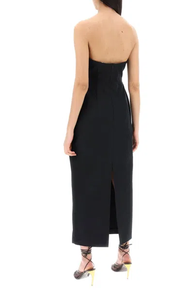 Shop Magda Butrym Hourglass Bustier Dress With Women In Black