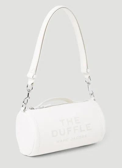 Shop Marc Jacobs Women Duffle Leather Shoulder Bag In White