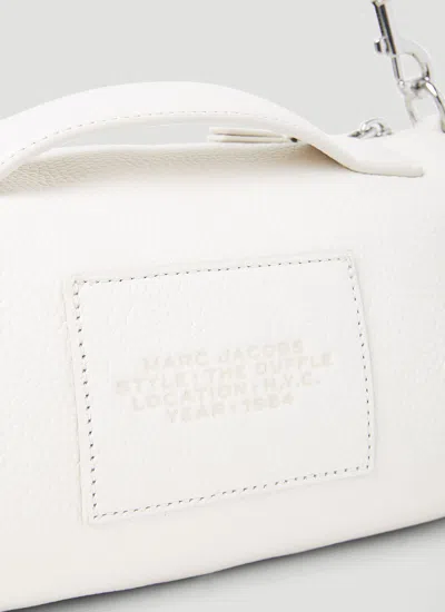 Shop Marc Jacobs Women Duffle Leather Shoulder Bag In White