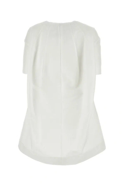 Shop Marni Woman White Cotton T-shirt Dress