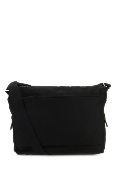 Shop Prada Man Black Re-nylon Crossbody Bag