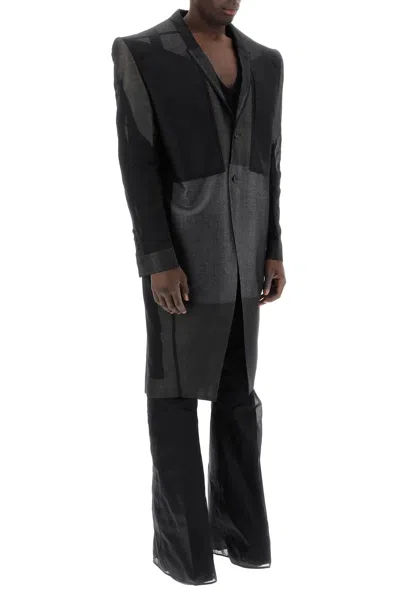 Shop Rick Owens Tatlin Organza Coat Men In Black