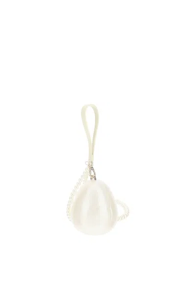 Shop Simone Rocha Egg Micro Bag Women In White