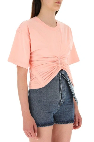 Shop Y/project Y Project Woman Salmon Cotton Top In Pink