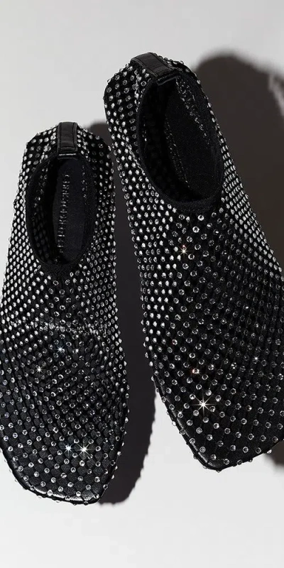 Christopher Esber Minette Crystal Mesh Flats