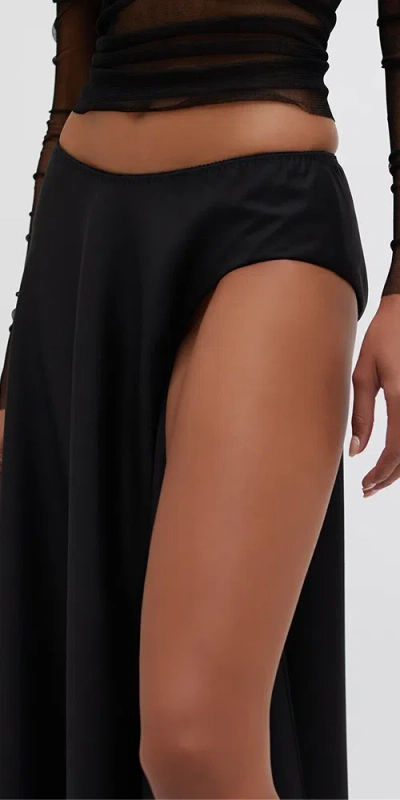 Christopher Esber Talus Mono-tailored Wool Midi Skirt