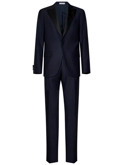 Shop Boglioli Suit In Blu
