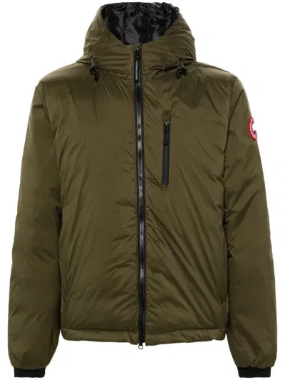 Shop Canada Goose Lodge Down Jacket In Green