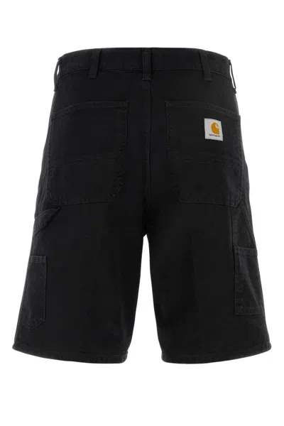 Shop Carhartt Wip Shorts In Black