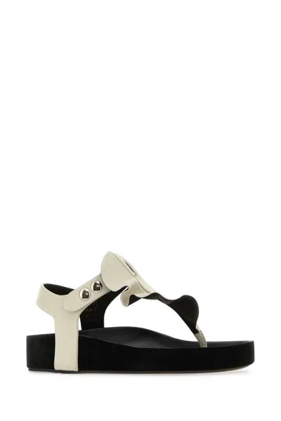 Shop Isabel Marant Sandals In White