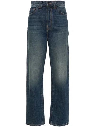 Shop Khaite High-waisted Denim Jeans