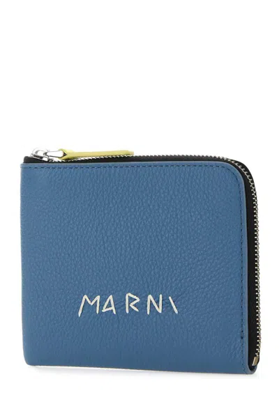 Shop Marni Wallets In Blue