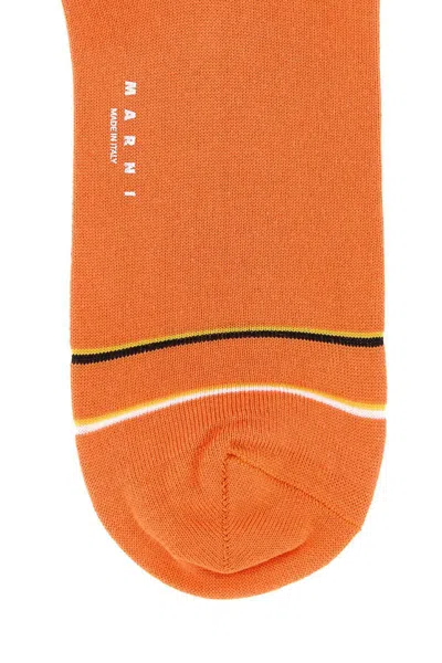Shop Marni Socks In Orange