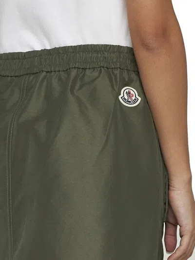 Shop Moncler Skirts In Green