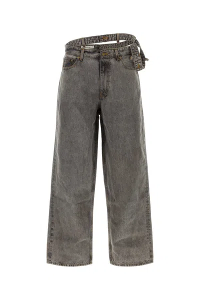Shop Y/project Jeans In Grey