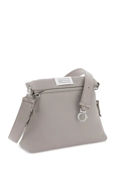 Shop Maison Margiela Soft 5ac Crossbody Bag In Grey