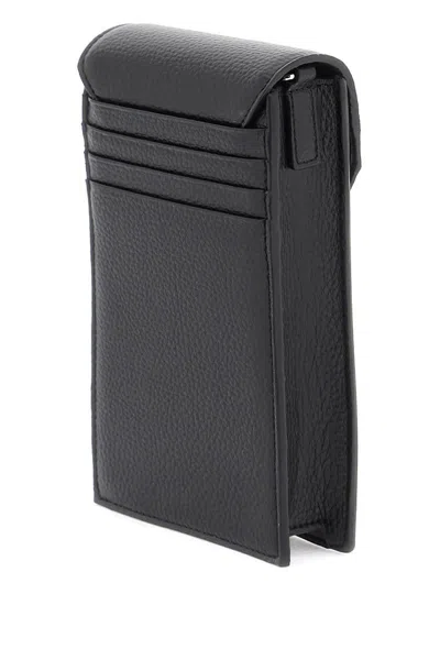 Shop Vivienne Westwood "phone Holder With Orb Detail" In Black