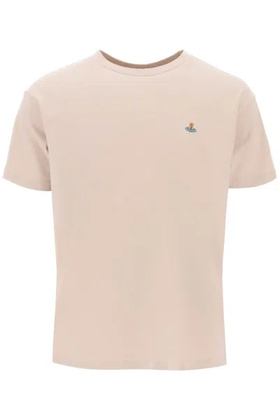 Shop Vivienne Westwood Classic T-shirt With Orb Logo In Multicolor