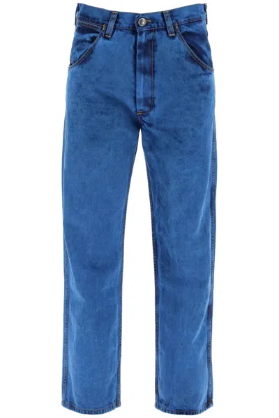 Shop Vivienne Westwood Straight Cut Ranch Jeans In Blue