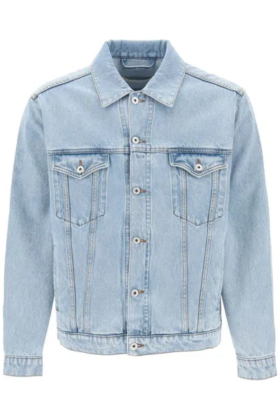 Shop Y/project Denim Jacket For Men In Blue