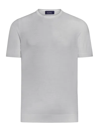 Shop Nome Round Neck T-shirt In Grey