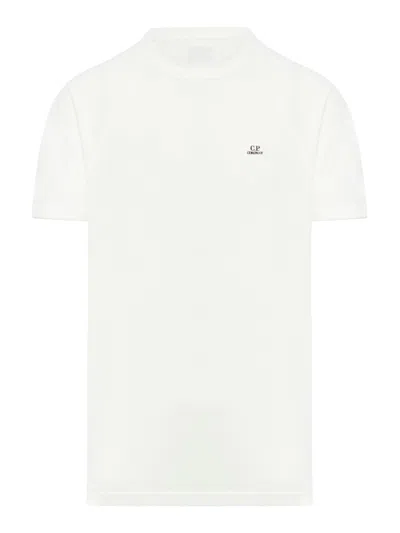 Shop C.p. Company T-shirt With Embroidery In White