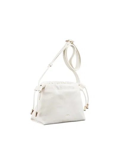 Shop Apc A.p.c. Shoulder Bag In White