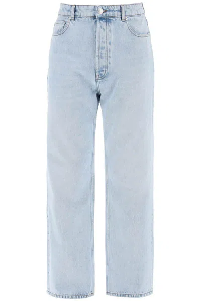 Shop Ami Alexandre Mattiussi Loose Fit Denim Jeans In Classic In Blue