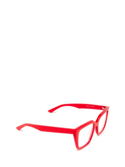 Shop Balenciaga Eyeglasses In Red