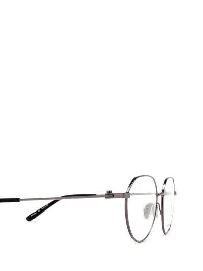 Shop Balenciaga Eyeglasses In Ruthenium