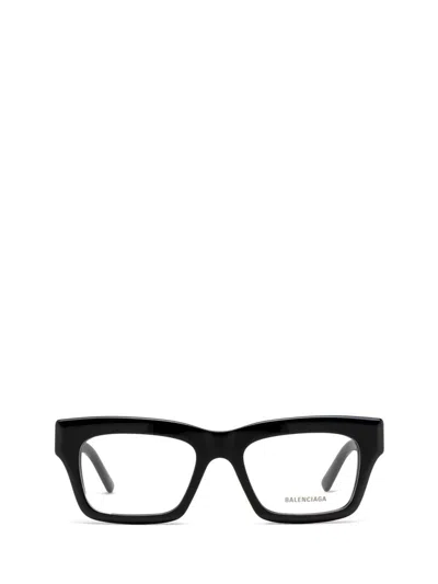 Shop Balenciaga Eyeglasses In Black