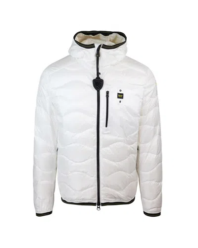 Shop Blauer Usa Jacket In White