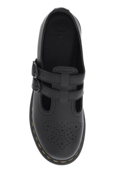 Shop Dr. Martens' "leather Virginia Mary Jane Shoes In Black