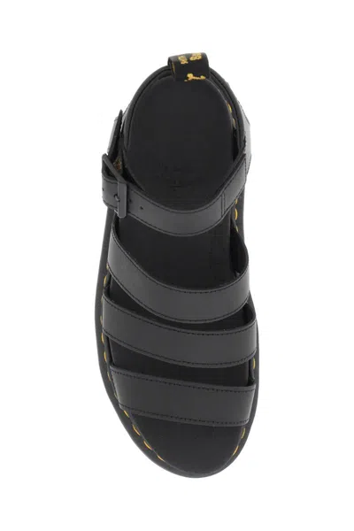 Shop Dr. Martens' Gladiator Sandals With Platform In Black