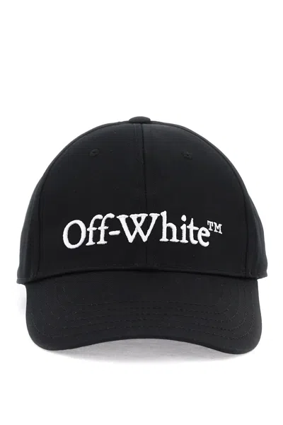 Shop Off-white Off White Embroidered Logo Baseball Cap With In Black