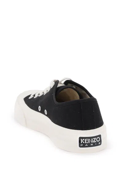 Shop Kenzo Foxy Canvas Sneakers For Stylish In Black