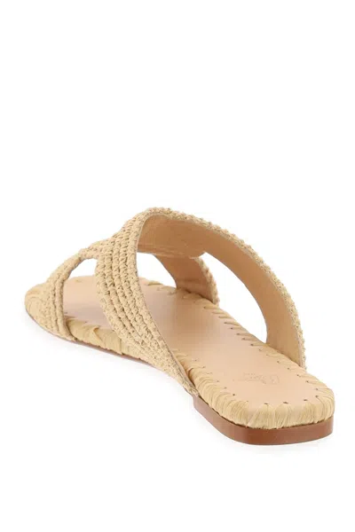 Shop Castaã±er Castaner Prado Slide Sand In Beige