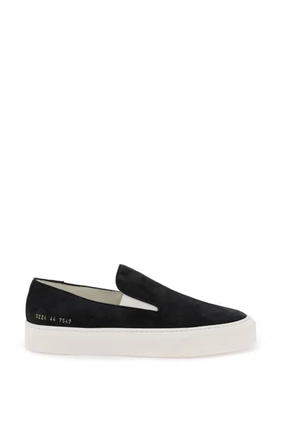 Shop Common Projects Slip On Sneakers In Black