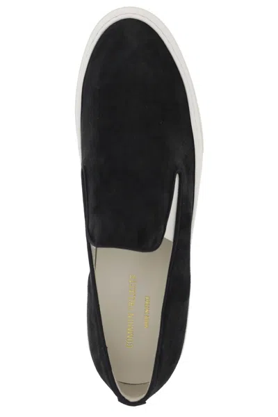 Shop Common Projects Slip On Sneakers In Black