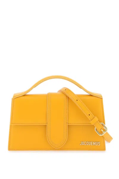 Shop Jacquemus Le Grand Bambino Handbag In Orange