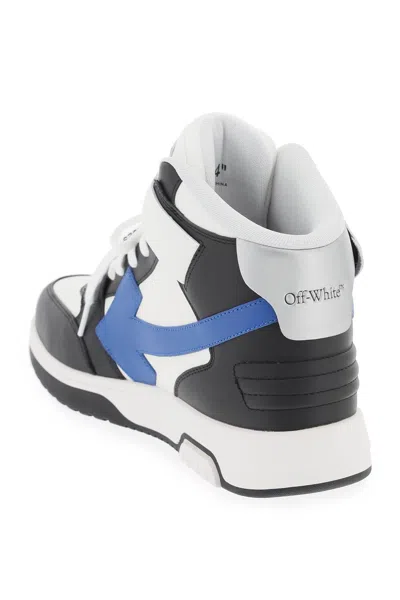 Shop Off-white Off White Out Of Office High Top Sneakers In White,blue,black
