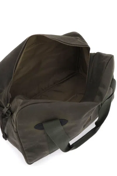 Shop Filson Medium Tin Cloth Duffel In Green