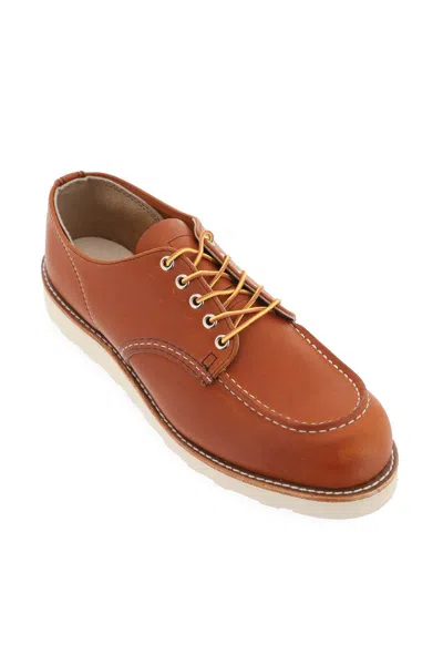 Shop Red Wing Shoes Laced Moc Toe Oxford In Brown