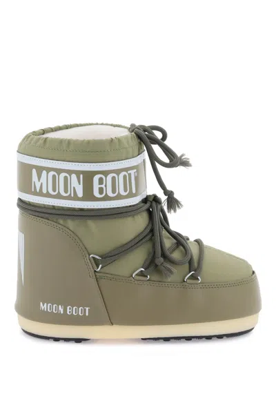 Shop Moon Boot Icon Low Apres Ski Boots In Khaki