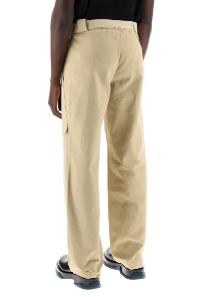 Shop Jacquemus The Brown Pants In Beige