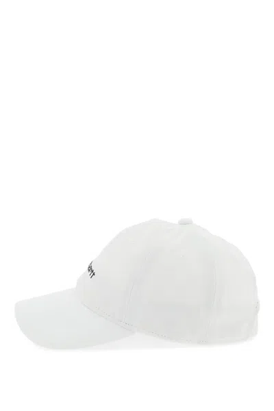 Shop Carhartt Wip Canvas Script Baseball Cap In White